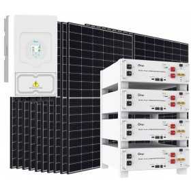 Kit fotovoltaico Off Grid 6000-9000W DEYE PRO accumulo 20.48kWh Baita Casa Kit anti Lockdown Energetico