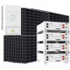 Kit fotovoltaico Off Grid 6000-9000W DEYE PRO accumulo 20.48kWh Baita Casa Kit anti Lockdown Energetico