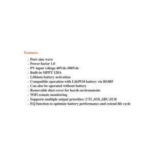 Kit Fotovoltaico 48V 4500W Inverter 6kW 230V e Batterie LiFePo4 5.12kWh Off Grid Baita Casa Isolata