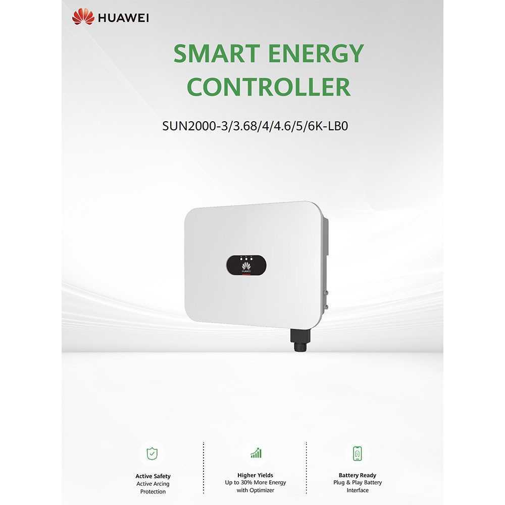 Huawei SUN2000-4K-LB0 Inverter Ibrido Monofase mpn: 01077158 AFCI integrato MPPT16A 4-6kW
