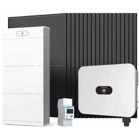 Kit fotovoltaico 6kw 8100W Monofase On Grid con Accumulo Batteria Huawei 15kW