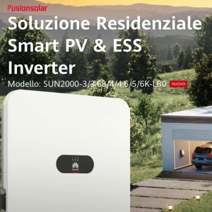 Kit fotovoltaico 6kw 8100W Monofase On Grid con Accumulo Batteria Huawei 15kW