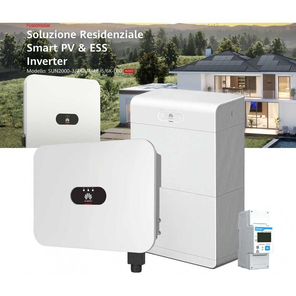 6kW 7200W Single-Phase On-Grid Photovoltaic Kit with Huawei 10kW Battery Storage