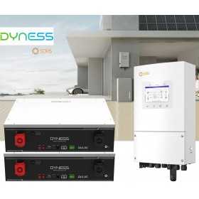 6kW 7200W Single-Phase On-Grid Photovoltaic Kit with Solis Inverter and Backup + Dyness 10.24kWh Battery