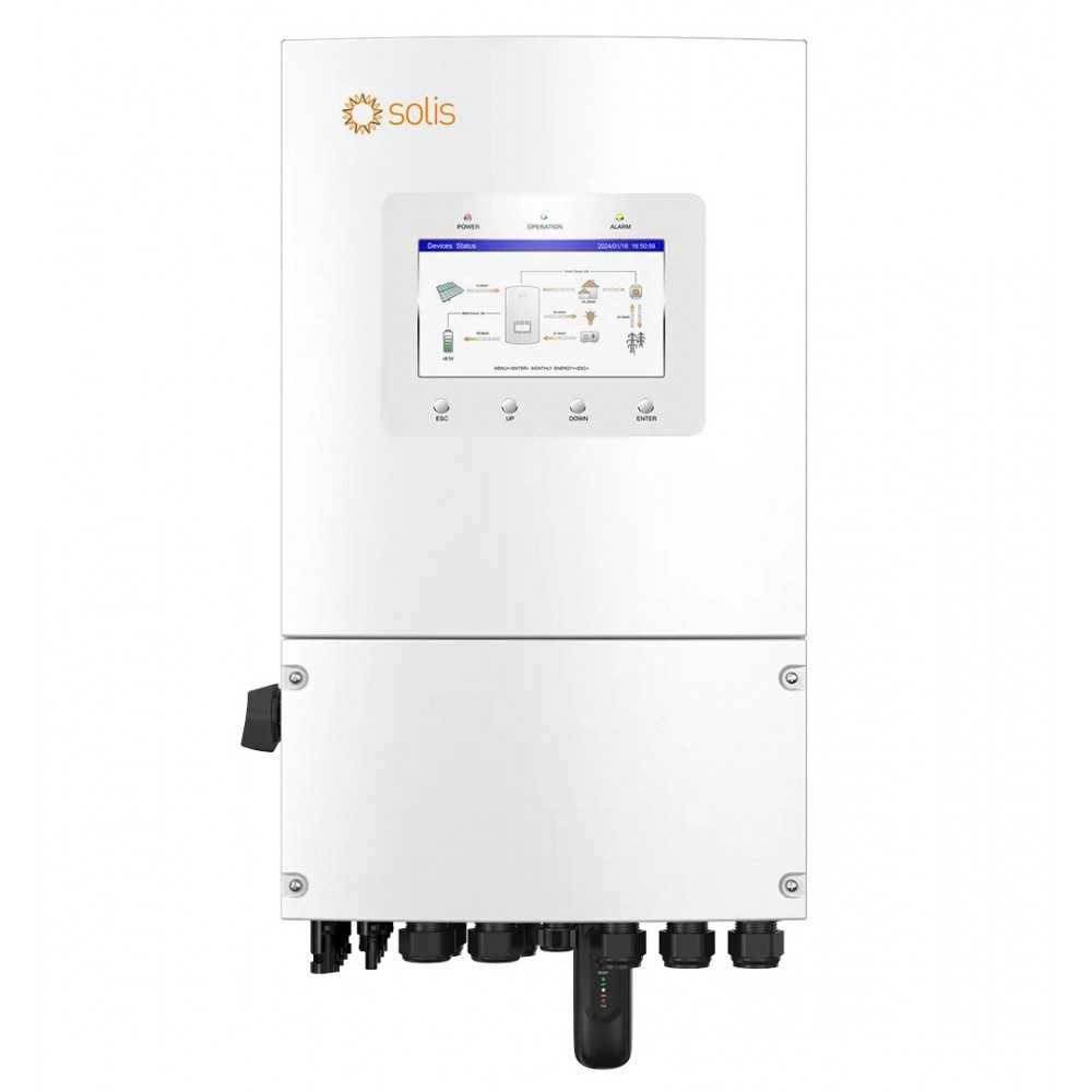 Kit fotovoltaico 6kW 7200W Monofase On Grid Inverter Solis con Backup + Batteria Dyness 10.24kWh