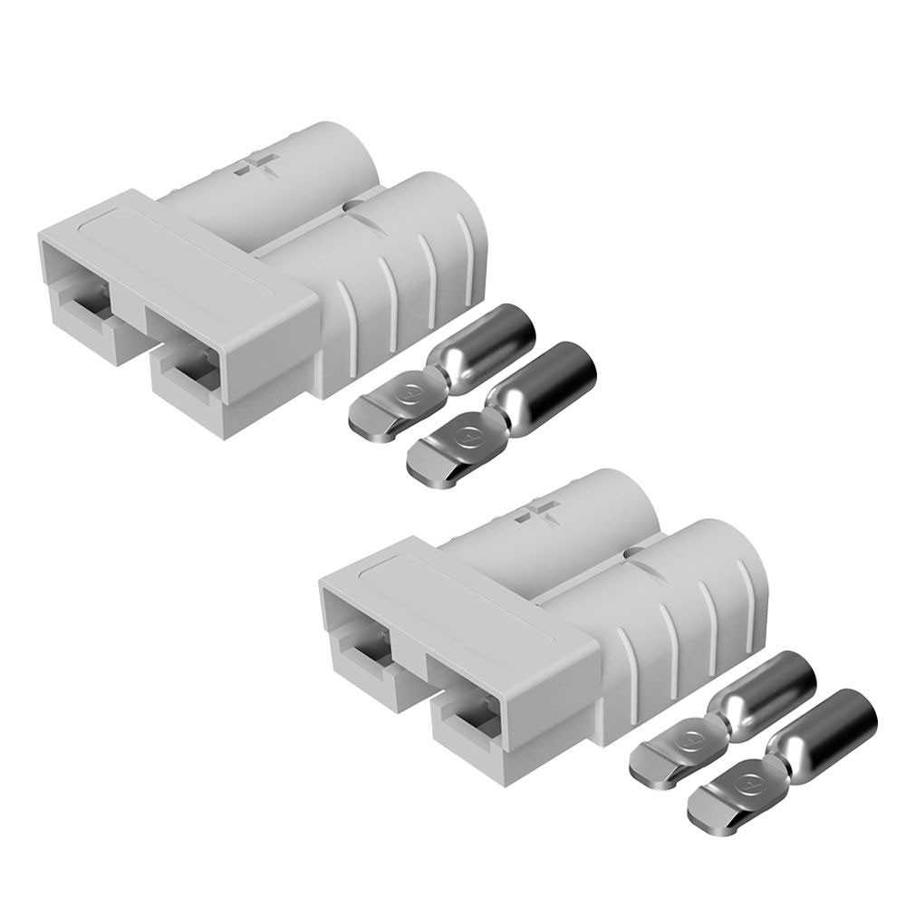 SJ50 Gray Connector Pair with Contact Pins for 6–8mmq cables