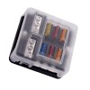 Portafusibili a 6 vie per fusibili lamellari automobilistici con indicatore LED OF012826