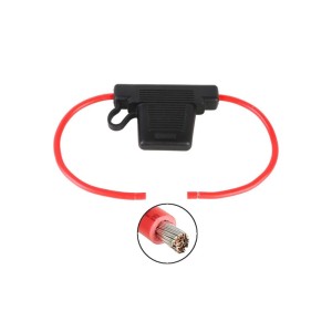 MAXI 60A Blade Fuse Holder with 10mmq Cables Splash-Proof N50124227060