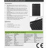 Pannello Solare Fotovoltaico 50W 39V Semi-Flessibile Off-Grid PCB-ETFE