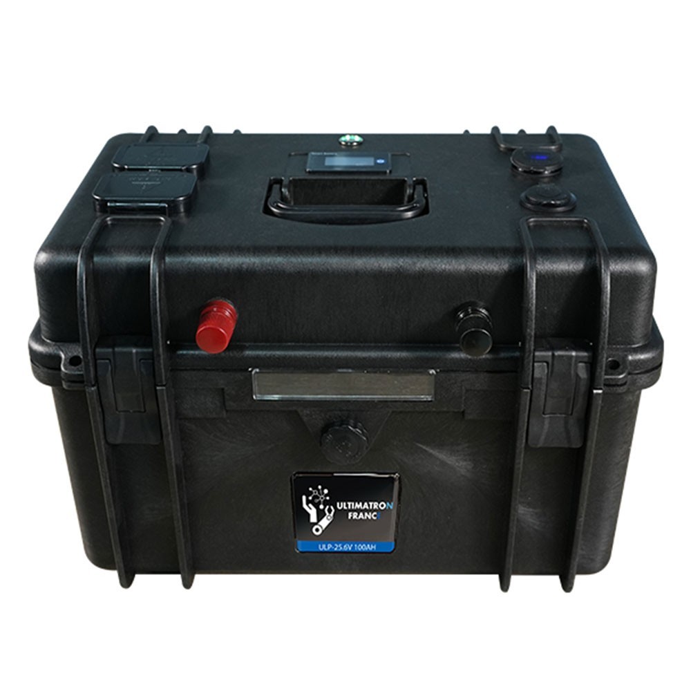 Ultimatron LiFePO4 ULP-24-100 25.6V 100Ah Batteria al Litio BMS Smart Bluetooth ULULP24100