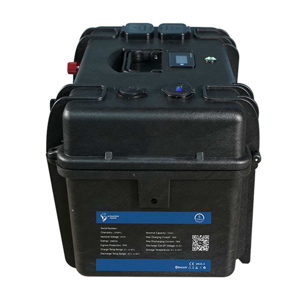 Ultimatron LiFePO4 ULP-24-100 25.6V 100Ah Batteria al Litio BMS Smart Bluetooth ULULP24100