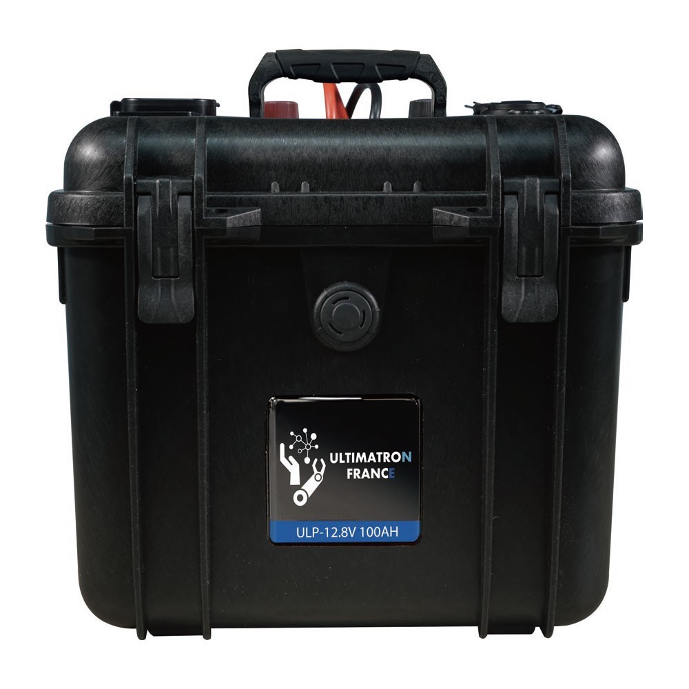 Ultimatron LiFePO4 ULP-12-100 12.8V 100Ah Waterproof BMS Portable Lithium Battery ULULP12100