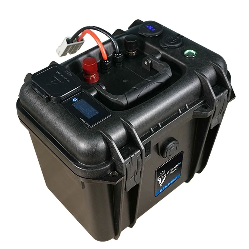 Ultimatron LiFePO4 ULP-12-100 12.8V 100Ah Waterproof BMS Portable Lithium Battery ULULP12100