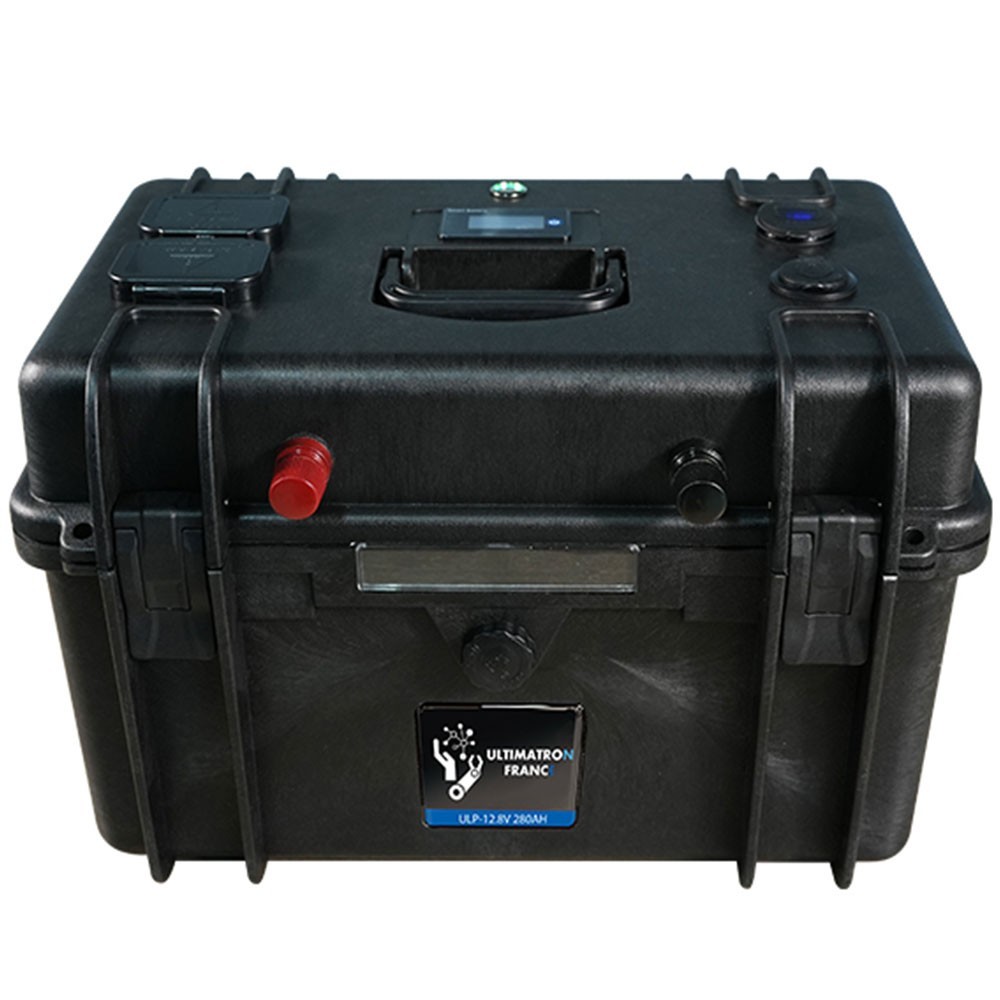 Ultimatron LiFePO4 ULP-12-280 12.8V 280Ah Waterproof BMS Portable Lithium Battery ULULP12280