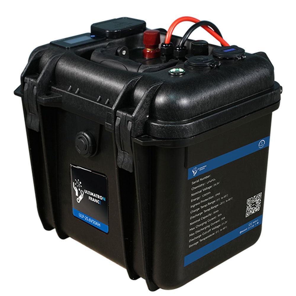 Ultimatron LiFePO4 ULP-24-50 25.6V 50Ah Batteria al Litio BMS Smart Bluetooth ULULP2450