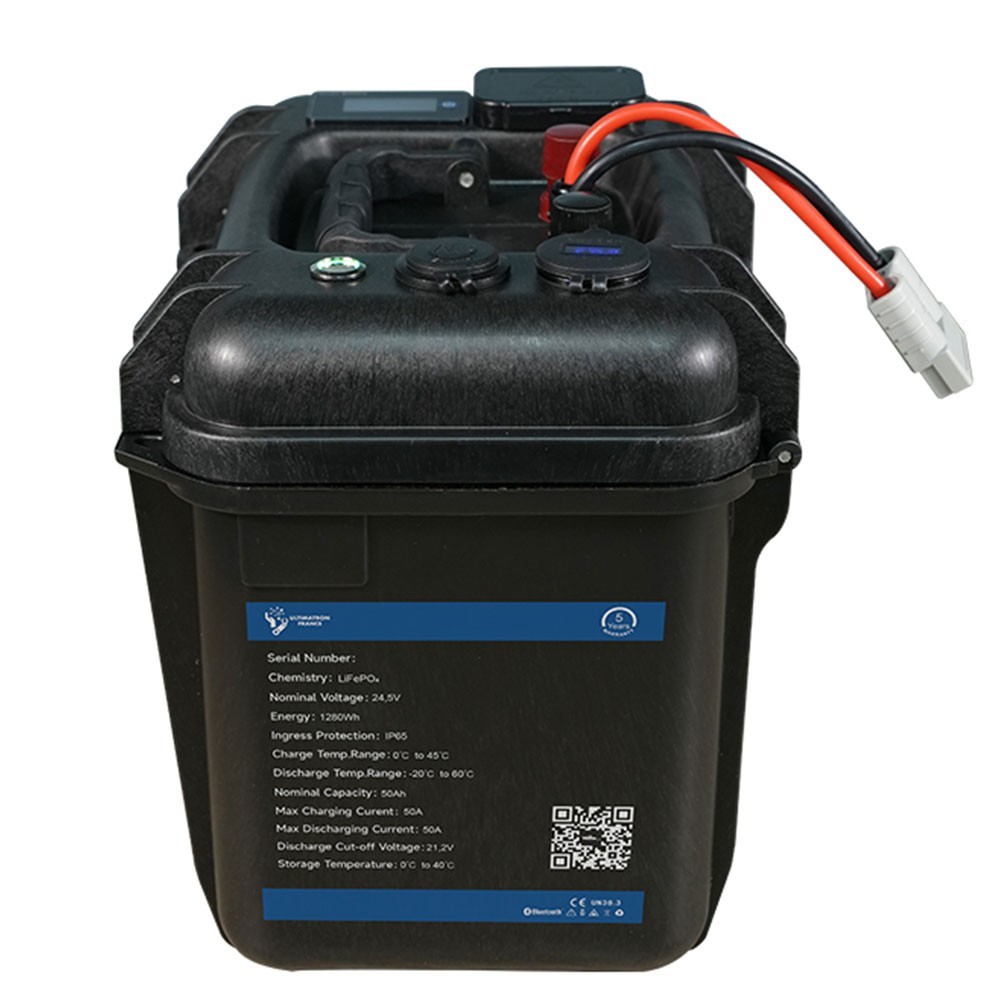Ultimatron LiFePO4 ULP-24-50 25.6V 50Ah Batteria al Litio BMS Smart Bluetooth ULULP2450