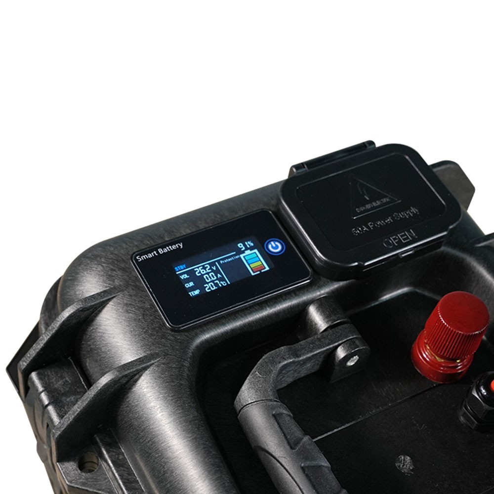 Ultimatron LiFePO4 ULP-24-50 25.6V 50Ah Waterproof BMS Portable Lithium Battery ULULP2450