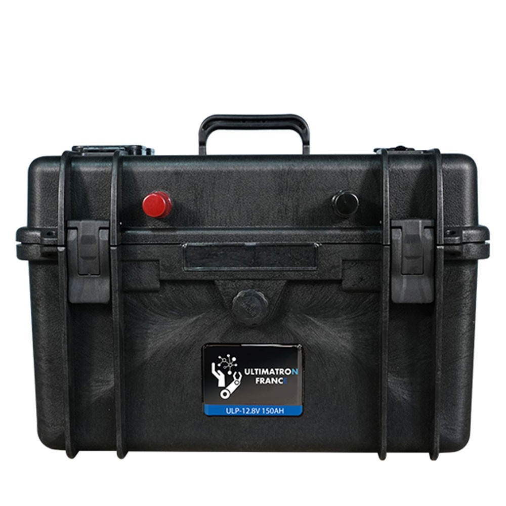 Ultimatron LiFePO4 ULP-12-150 12.8V 150Ah Waterproof BMS Portable Lithium Battery ULULP12150
