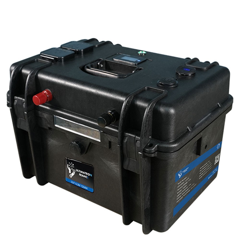 Ultimatron LiFePO4 ULP-12-150 12.8V 150Ah Waterproof BMS Portable Lithium Battery ULULP12150