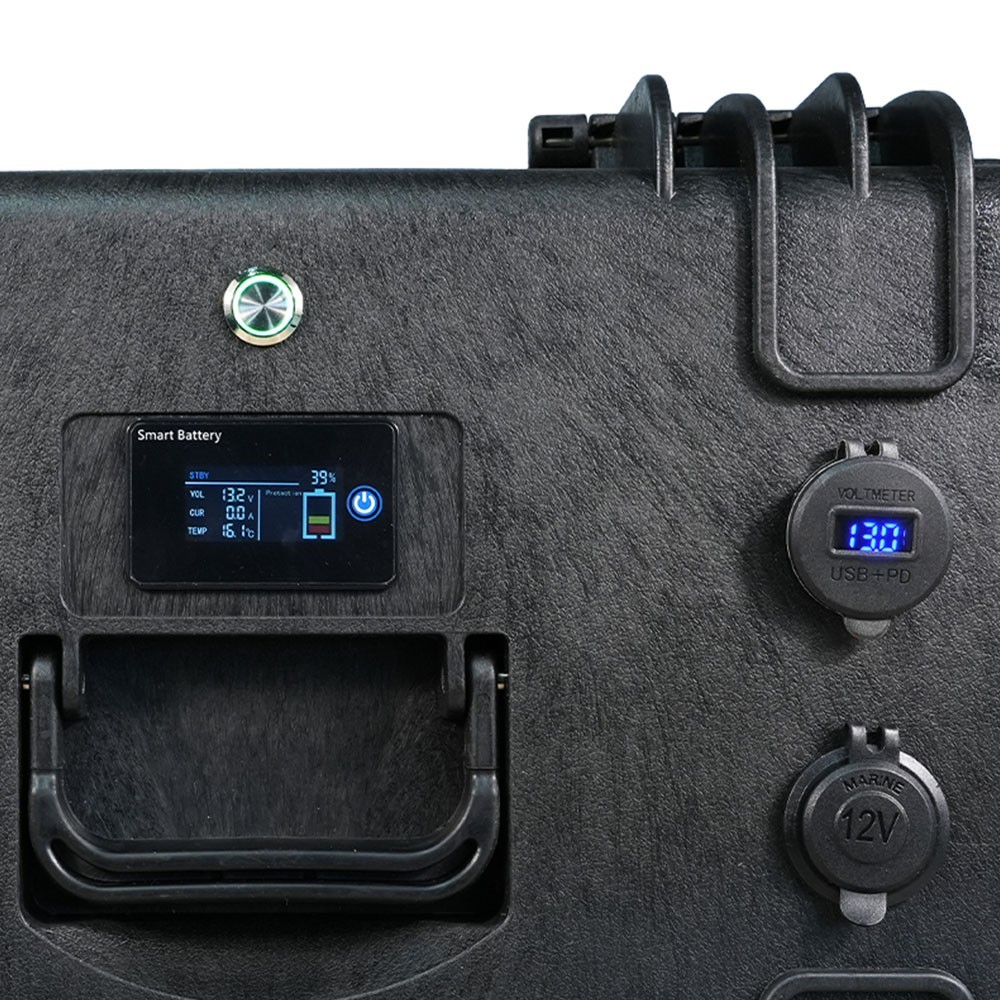 Ultimatron LiFePO4 ULP-12-150 12.8V 150Ah Waterproof BMS Portable Lithium Battery ULULP12150