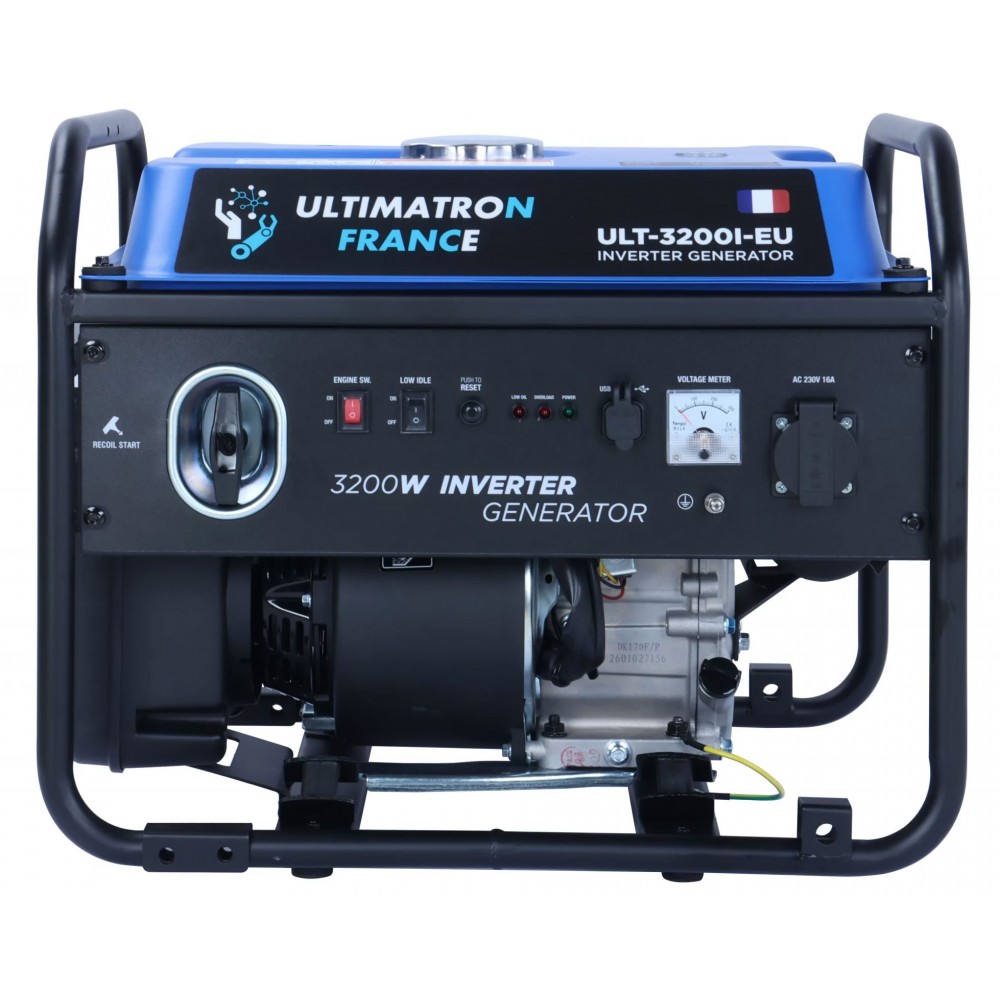 Ultimatron ULT-3200I-EU 3.2kW Gruppo Elettrogeno Generatore Open Frame 4T Benzina ULULT3200IEU