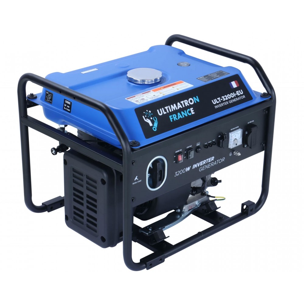 Ultimatron ULT-3200I-EU 3.2kW 4-Stroke Gasoline Open Frame Generator ULULT3200IEU