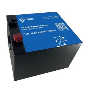 Ultimatron LiFePO4 12V 620Ah ULM-12-620 METAL Lithium Battery BMS Smart Bluetooth 7936Wh