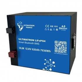 Ultimatron LiFePO4 12V 620Ah ULM-12-620 METAL Lithium Battery BMS Smart Bluetooth 7936Wh