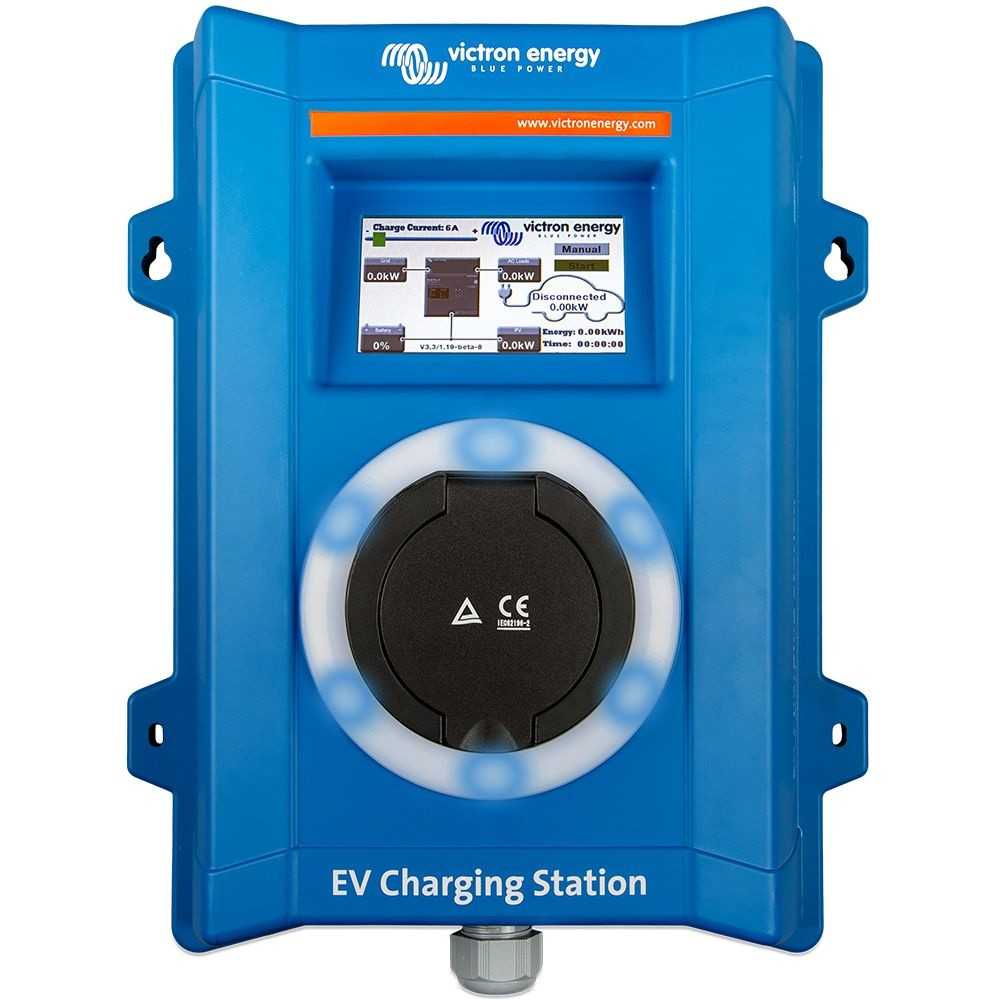 Victron EV Charging Station 22kW EVC300400300 1-Phase 3-Phase Display LCD touchscreen