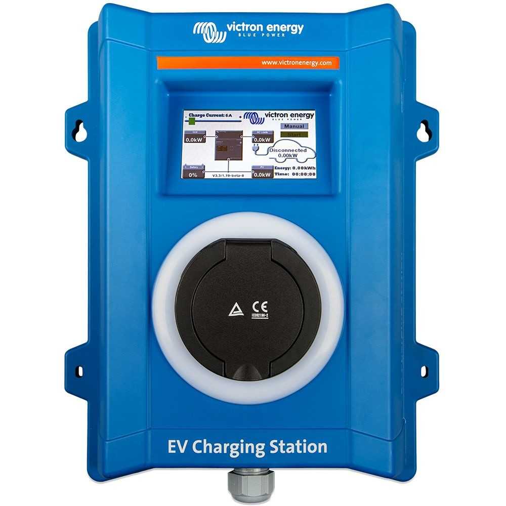 Victron EV Charging Station 22kW EVC300400300 1-Phase 3-Phase Display LCD touchscreen