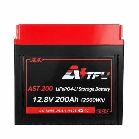 AST-200 Batteria al litio 12.8V 200A 2560Wh Smontabile Collegabile in serie
