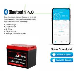 AST-320 12.8V 320A 4096Wh Lithium Battery Removable Series Connectable