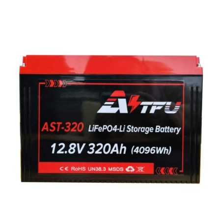 AST-320 Batteria al litio 12.8V 320A 4096Wh Smontabile Collegabile in serie