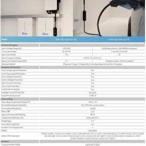 Deye SUN-EVSE22K01-EU-AC Wallbox Smart 7-22kW 1/3 fase 32A Tipo 2