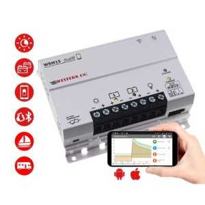 Western WRM15 DualB Charge Controller 12-24V 15A MPPT 2 Outputs Battery