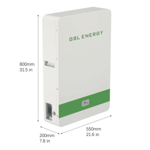 GSL Energy GSL-051200A-B-GBP2 Batteria LiFePo4 10.24kWh 51,2V con BMS cert.CEI-021 solare OffGrid LV + On Grid