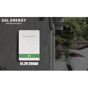 GSL Energy GSL-051200A-B-GBP2 LiFePo4 battery 10.24kWh 51.2V with BMS cert.CEI-021 solar OffGrid LV + On Grid