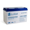 Ecowatt LiFePO4 12.8V 100Ah Batteria al Litio con BMS Smart integrato