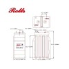 Rolls 4KS25P 48V 91.39kWh Battery Bank C100 Series 5000