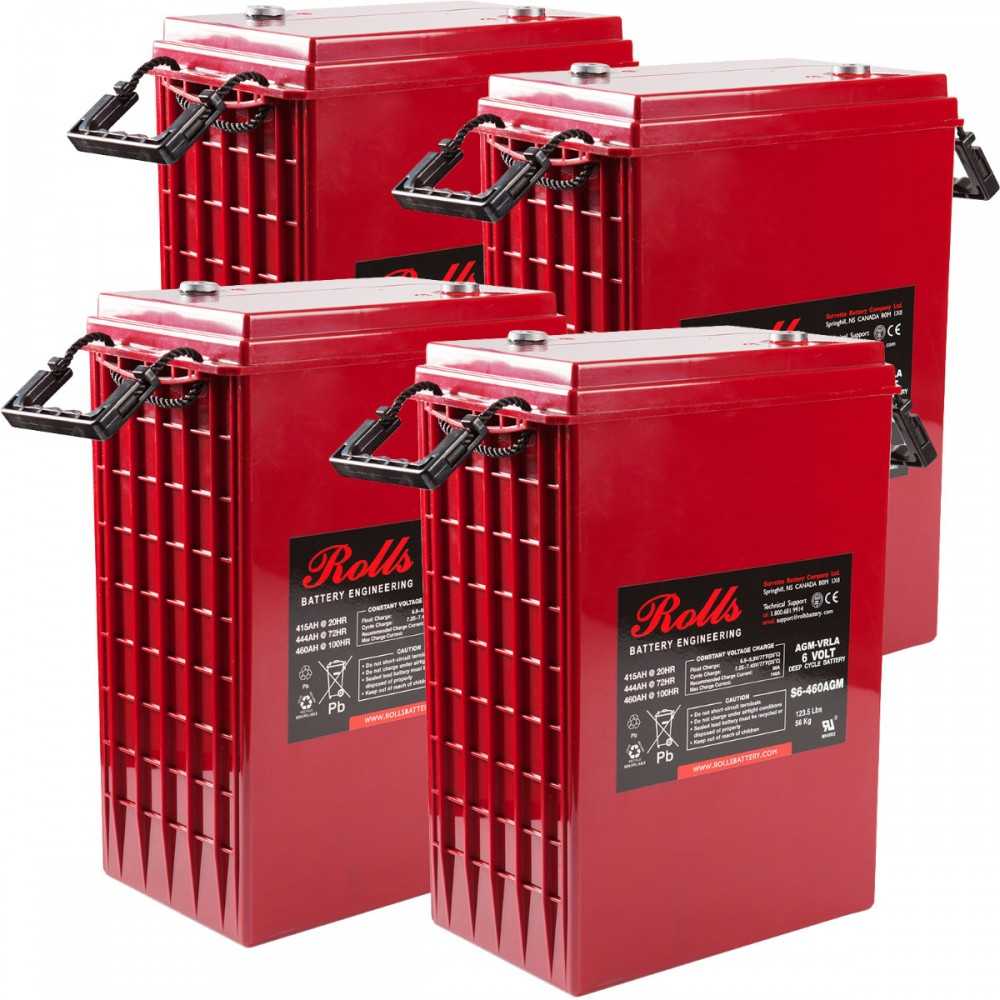 Rolls AGM Deep Cycle Batteries 24 Volt 11,04 kWh C100