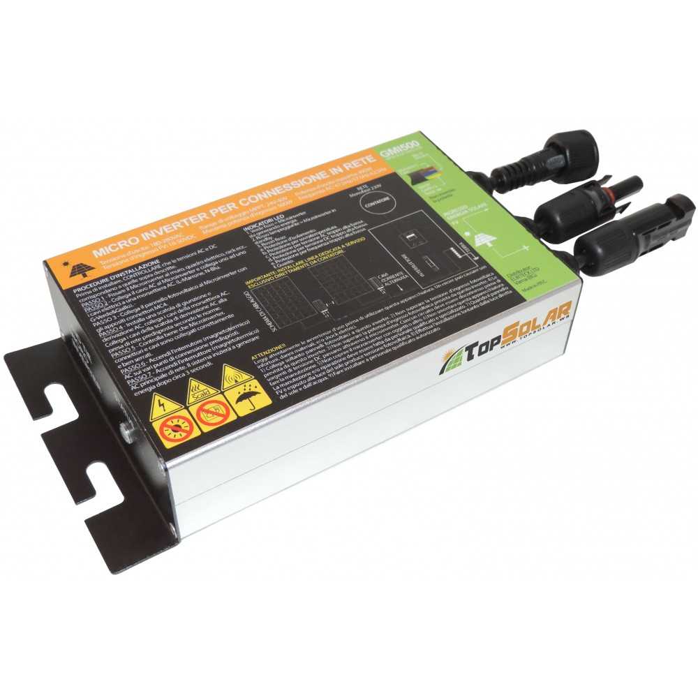 Topsolar GMI500 500W 230Vac Plug & Play grid-tied Micro Inverter