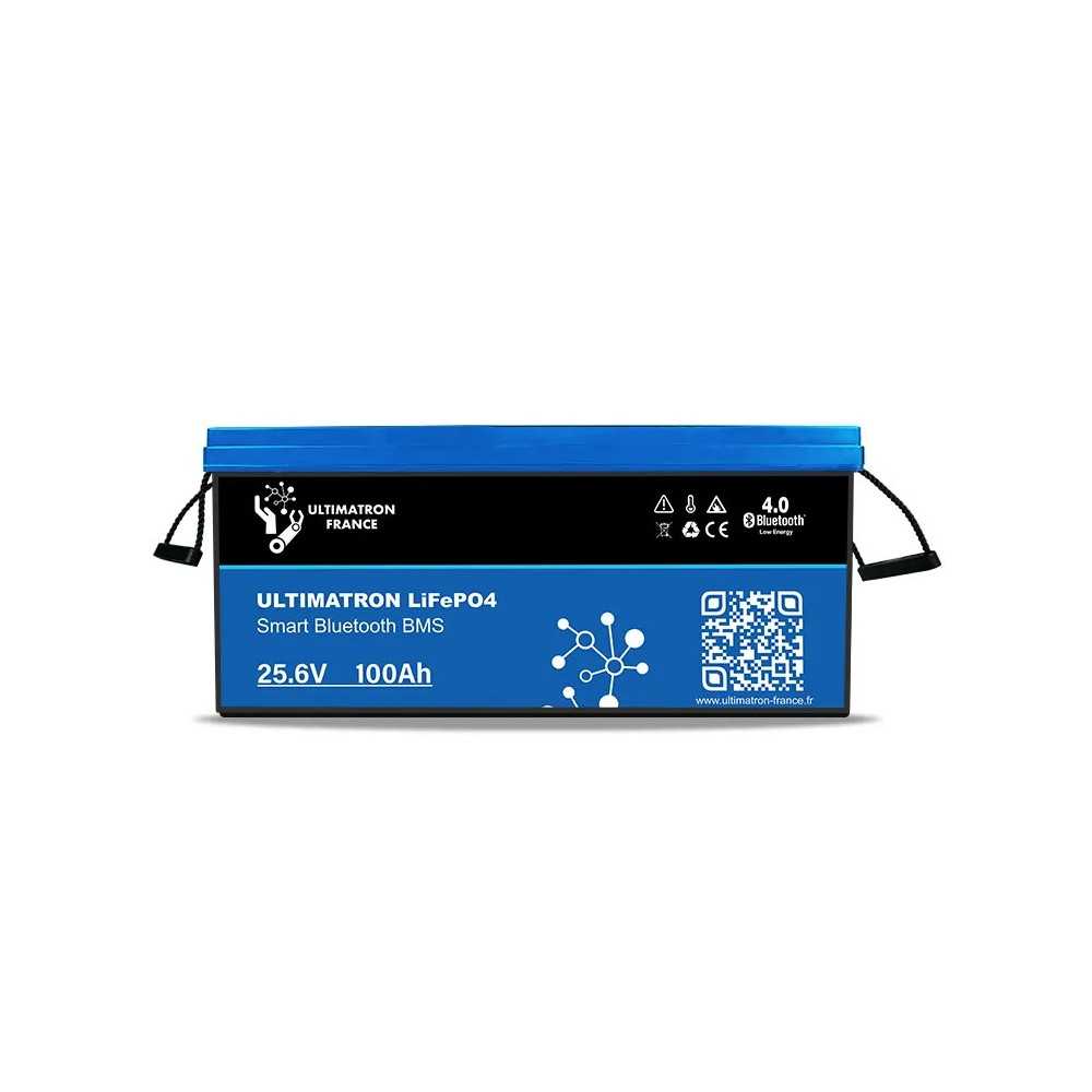 Batteria al Litio Ultimatron France 12V 100Ah con BMS Bluetooth Smart