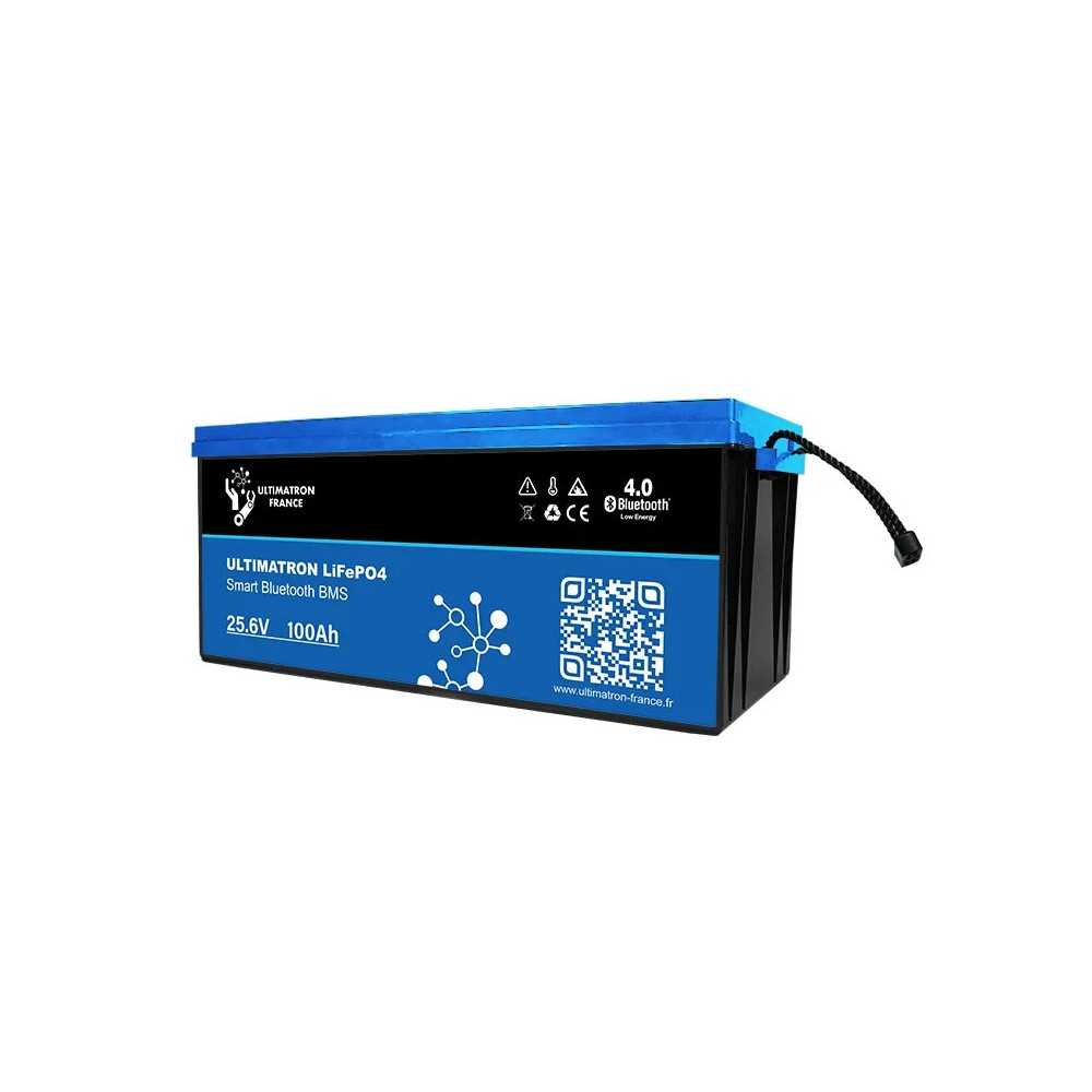 Ultimatron LiFePO4 24V 100Ah UBL-24-100 25,6V Batteria al Litio BMS Smart Bluetooth 2560Wh