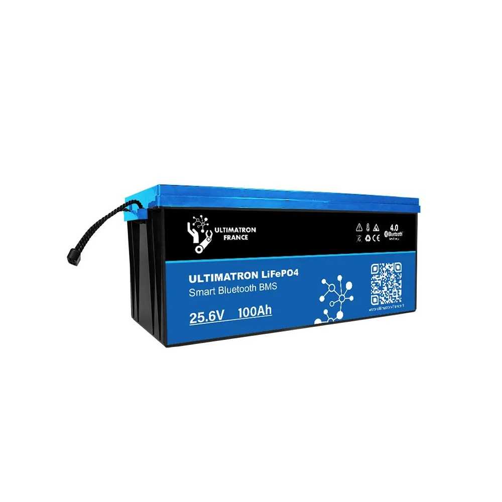 Ultimatron LiFePO4 24V 100Ah UBL-24-100 25,6V Batteria al Litio BMS Smart Bluetooth 2560Wh