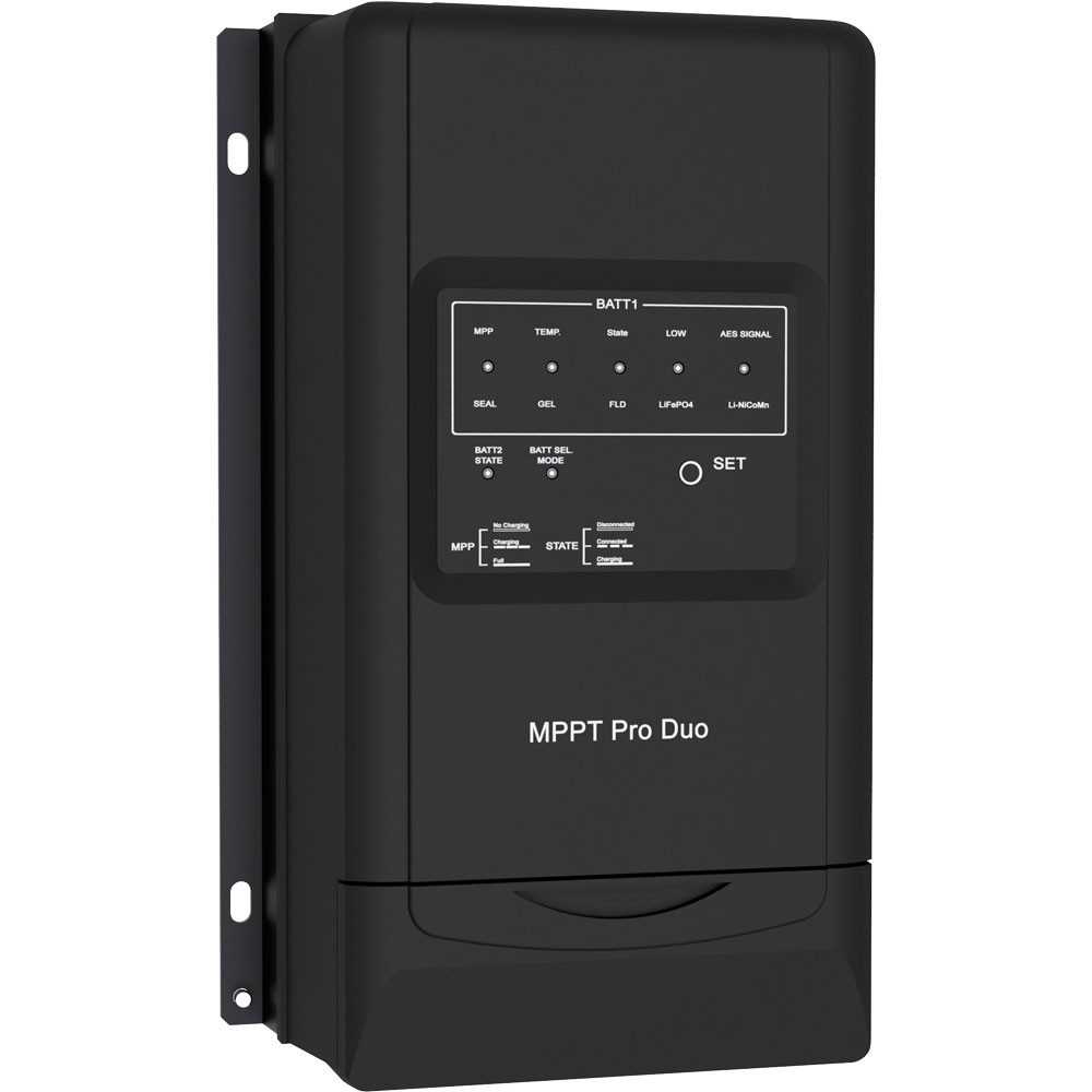 MPPT Pro Duo charge controller 30A 12V 24V for two battery circuits