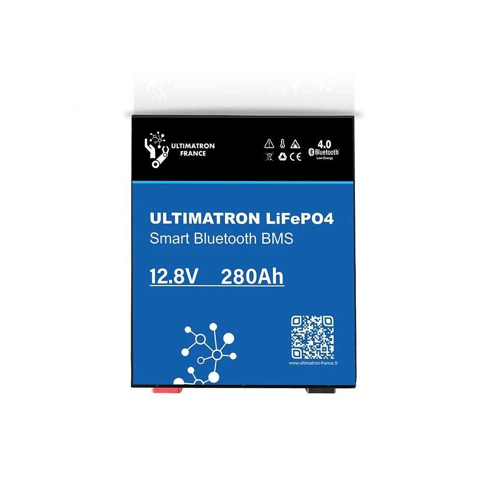 Ultimatron LiFePO4 12V 280Ah ULM-12-280 METAL 12.8V Lithium Battery BMS Smart Bluetooth 3584Wh