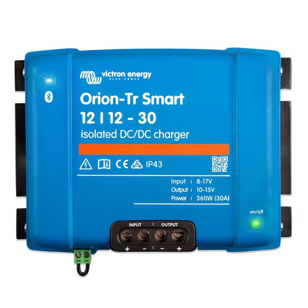 Victron Energy Orion-Tr Smart 12/12V 30A 360W DC-DC Charger Isolated with Bluetooth