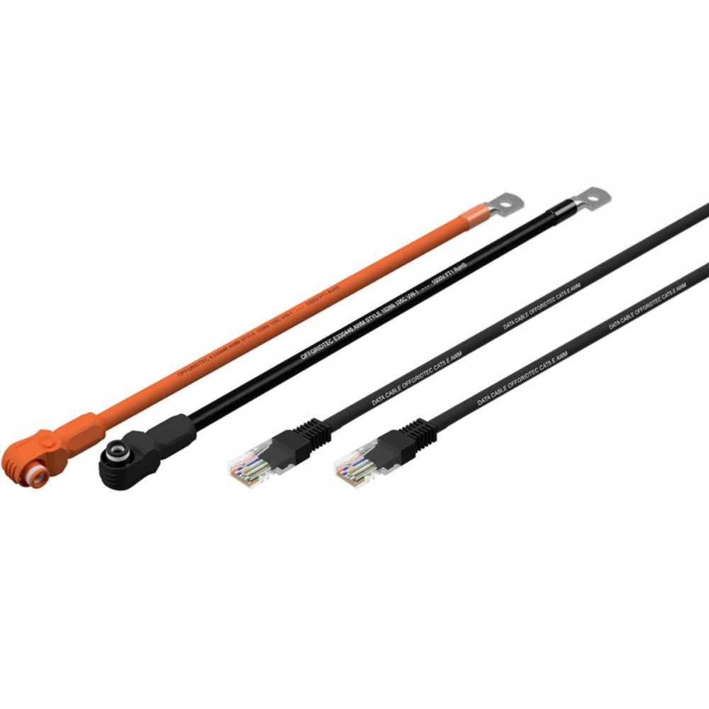 Pylontech - Câbles puissances pour batterie Pylontech - 2x2m - 25mm2