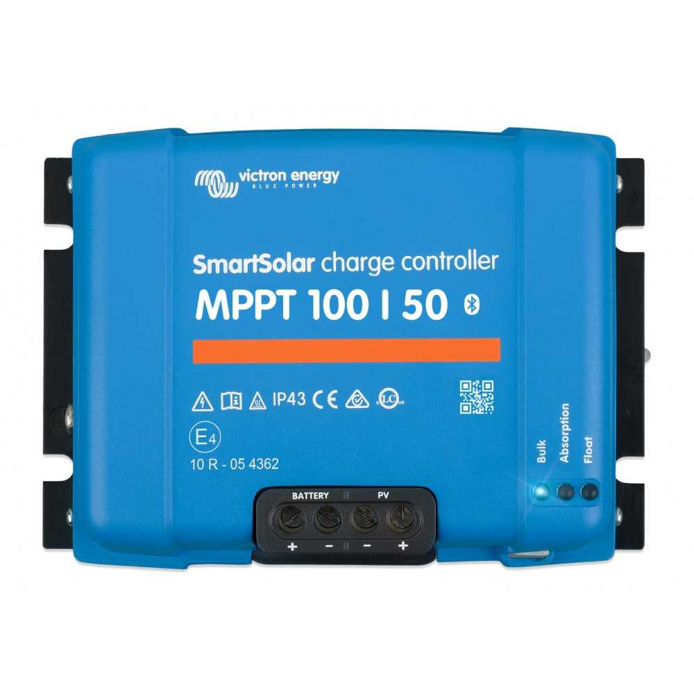 Victron SmartSolar MPPT 100/50 12/24/48V 50A Charge Controller with Bluetooth