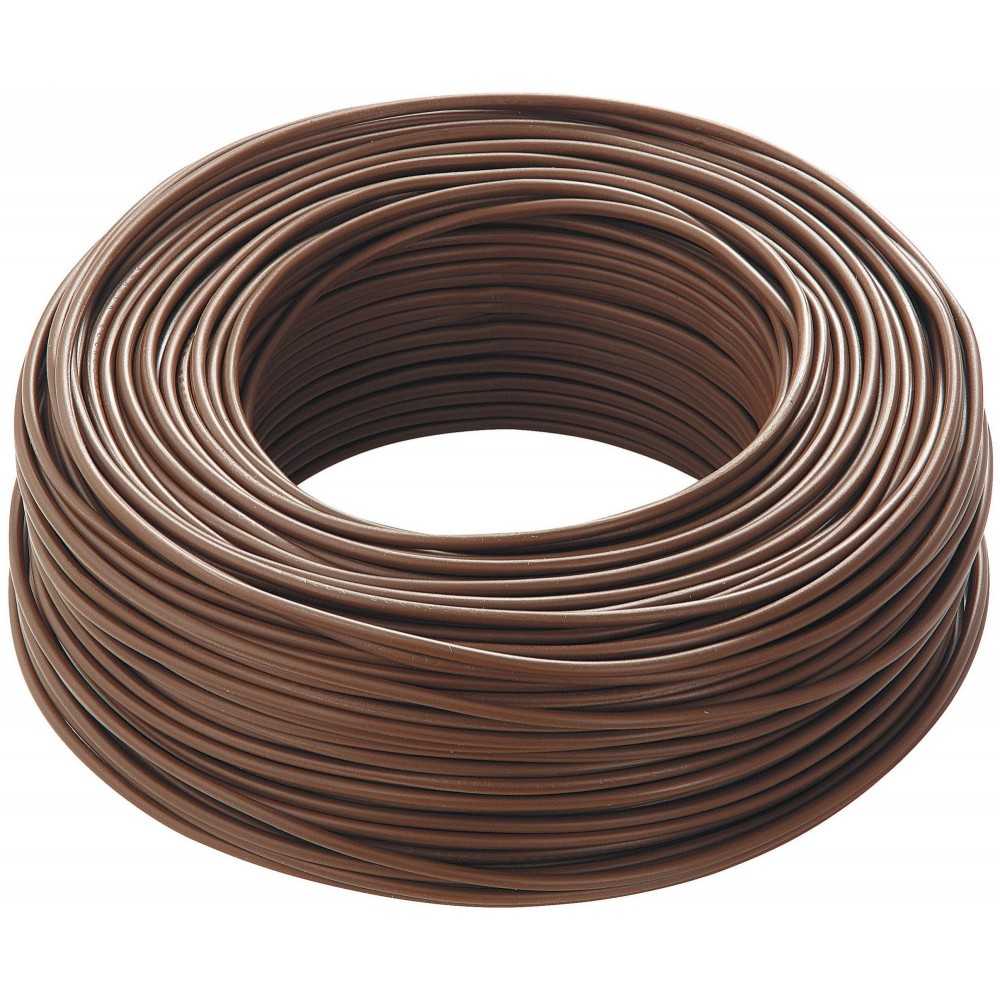 Electric Cable N07V-K - 2,5 mmq - Brown - Sold by the metre